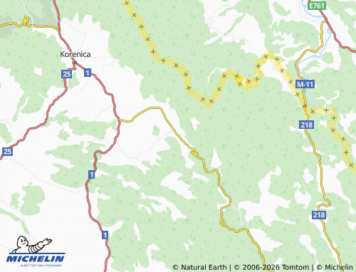 MICHELIN-Landkarte Frkašić - ViaMichelin
