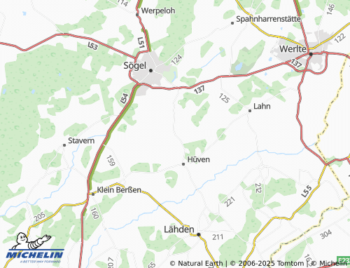 MICHELIN Eisten map - ViaMichelin