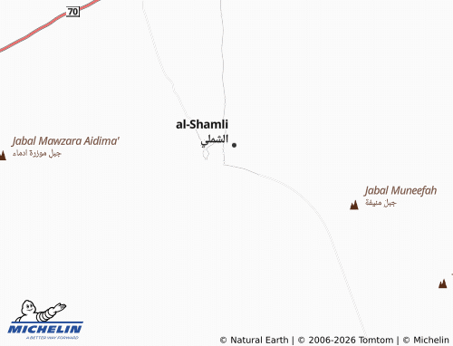 MICHELIN-Landkarte al-Ta'awun - ViaMichelin