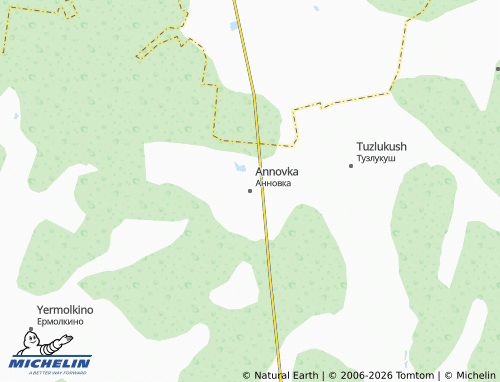 MICHELIN-Landkarte Annovka - ViaMichelin