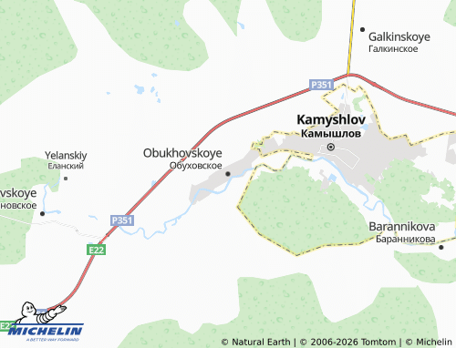 MICHELIN-Landkarte Obukhovskoye - ViaMichelin
