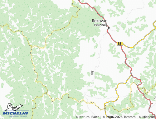 Mapa MICHELIN Županjevac - ViaMichelin