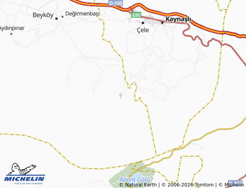 MICHELIN Samandere map - ViaMichelin