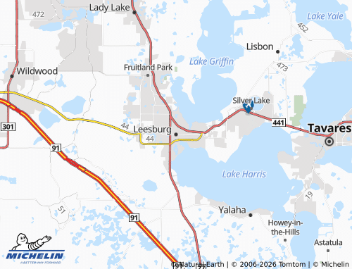 Carte MICHELIN Leesburg - ViaMichelin