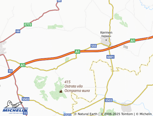 MICHELIN Bikovo map - ViaMichelin