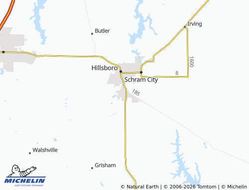 Mappa MICHELIN Taylor Springs - ViaMichelin
