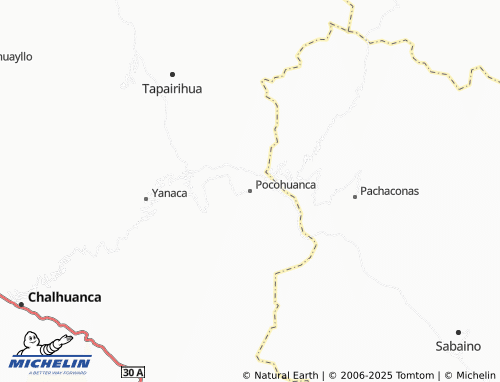 MICHELIN Pocohuanca map - ViaMichelin