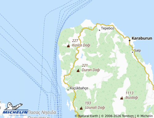 Mappa MICHELIN Parlak - ViaMichelin