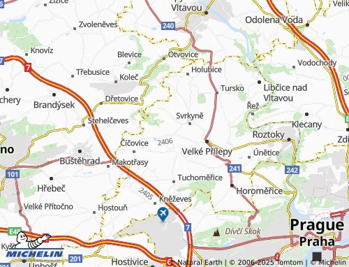 MICHELIN Noutonice map - ViaMichelin