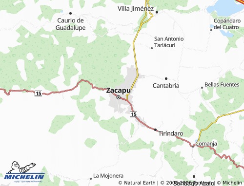 MICHELIN Centro map - ViaMichelin