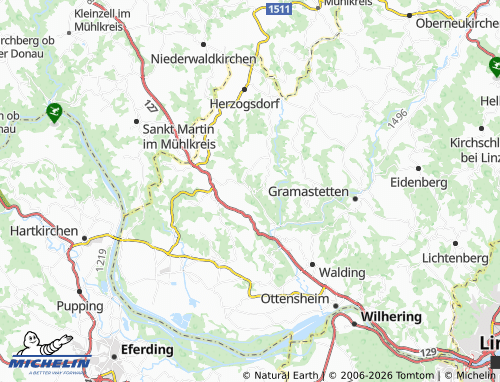 MICHELIN Eschelberg map - ViaMichelin