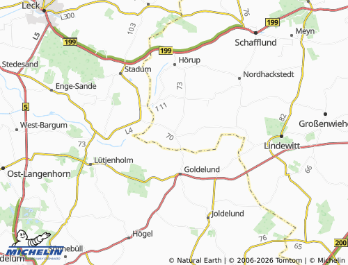 MICHELIN Riesbriek map - ViaMichelin