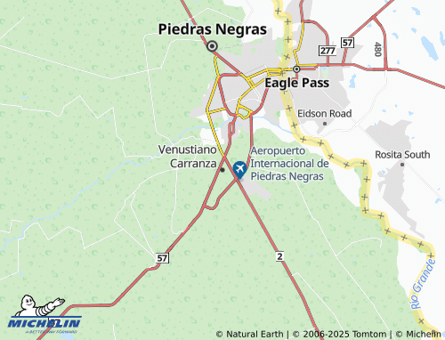 MICHELIN Venustiano Carranza map - ViaMichelin