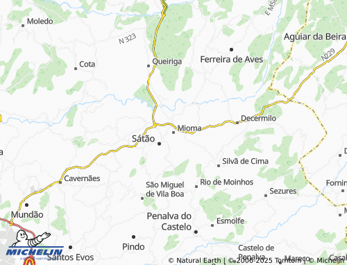 MICHELIN Mioma map - ViaMichelin