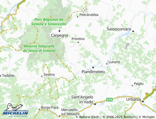 MICHELIN Viano map - ViaMichelin