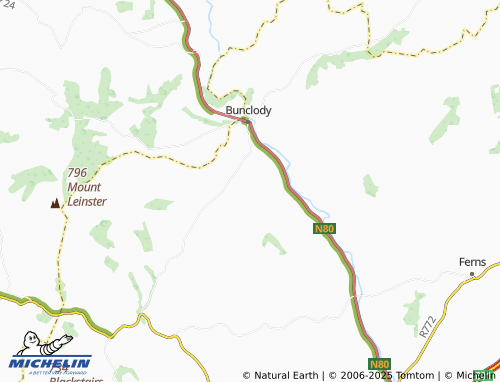 Kaart MICHELIN Kilmyshall - ViaMichelin