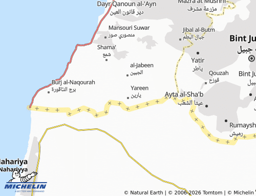 Carte MICHELIN Yareen - ViaMichelin