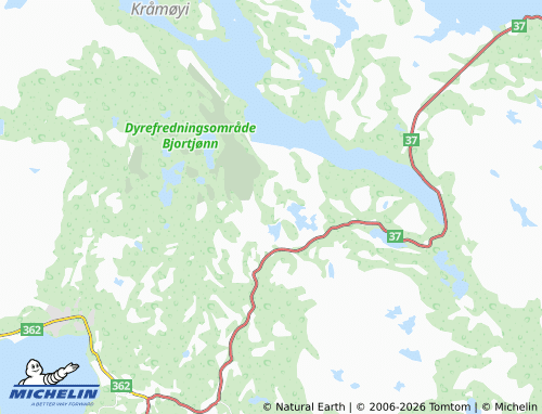 MICHELIN Livollkroken map - ViaMichelin