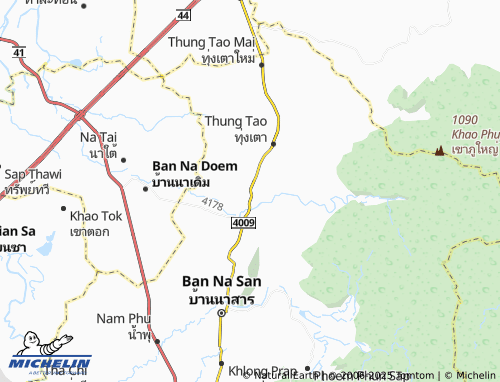 MICHELIN Khuan Suban map - ViaMichelin