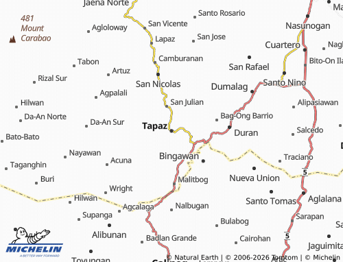 MICHELIN Tapaz map - ViaMichelin