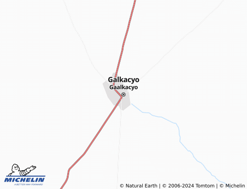 MICHELIN Gaalkacyo map - ViaMichelin