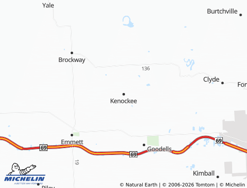 Mappa MICHELIN Kenockee - ViaMichelin