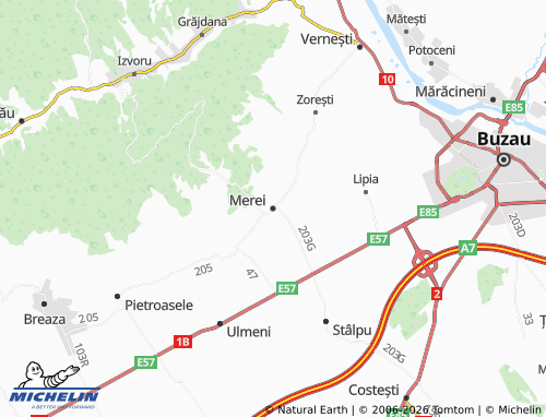 Carte MICHELIN Merei - ViaMichelin