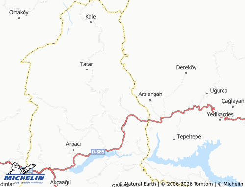 MICHELIN Gelengeç map - ViaMichelin
