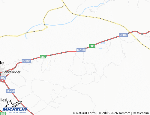 MICHELIN-Landkarte Akçabey - ViaMichelin