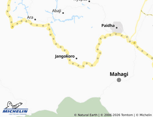 Carte MICHELIN Jangokoro - ViaMichelin