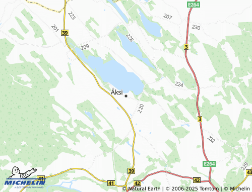 MICHELIN Äksi map - ViaMichelin