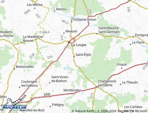 Mapa MICHELIN Saint-Éliph - ViaMichelin