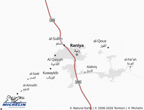 MICHELIN-Landkarte al-Malhah 1 - ViaMichelin