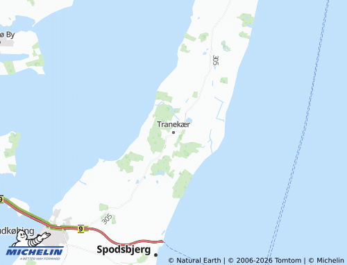 Mapa MICHELIN Tranekær - ViaMichelin