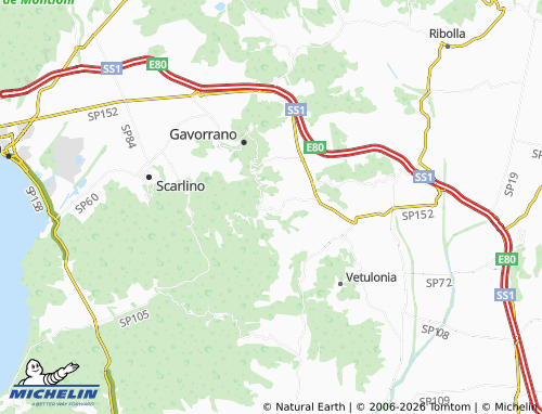 Mappa MICHELIN Caldana - ViaMichelin