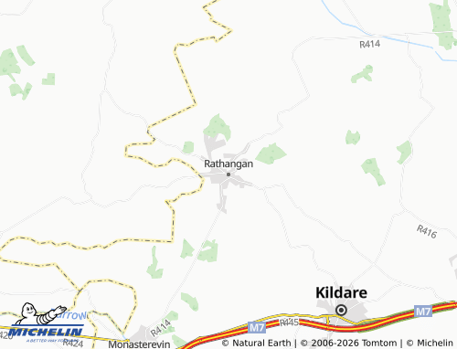 Mapa MICHELIN Rathangan - ViaMichelin