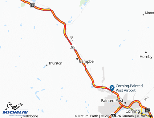 Mapa MICHELIN Campbell - ViaMichelin