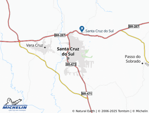 MICHELIN Piratini map - ViaMichelin