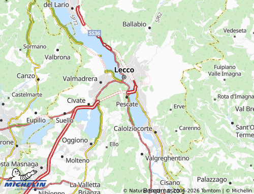MICHELIN Pescate map - ViaMichelin
