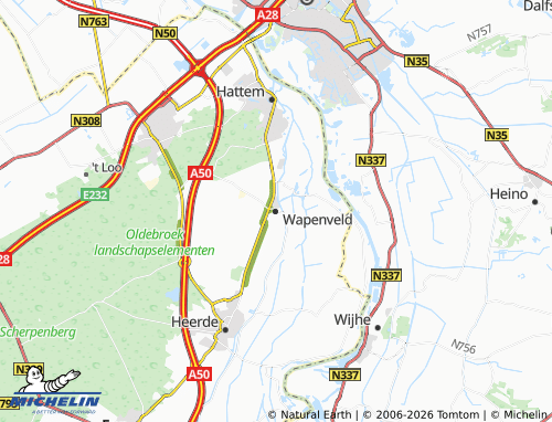 Mappa MICHELIN Wapenveld - ViaMichelin