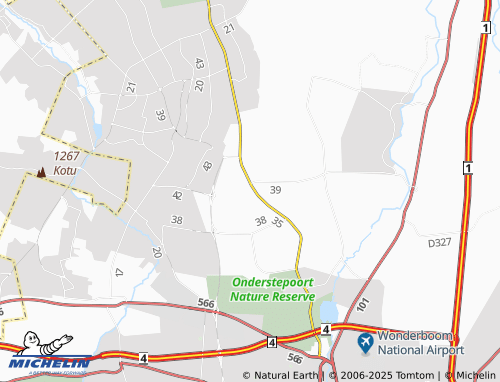 MICHELIN Haakdoornboom AH map - ViaMichelin