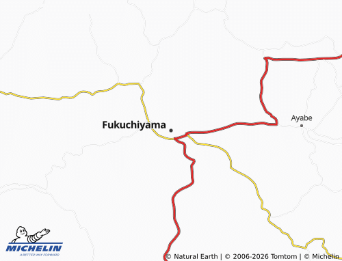Kaart MICHELIN Fukuchiyama - ViaMichelin