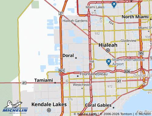 Mapa MICHELIN Doral - ViaMichelin