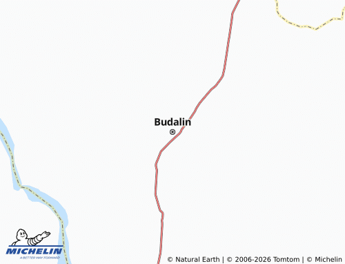 MICHELIN Budalin map - ViaMichelin