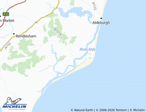 Carte MICHELIN Orford - ViaMichelin