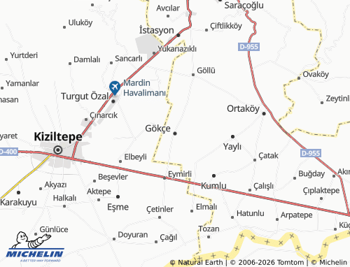 Mappa MICHELIN Gökçe - ViaMichelin