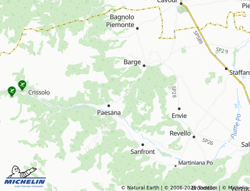 MICHELIN-Landkarte Saretto - ViaMichelin