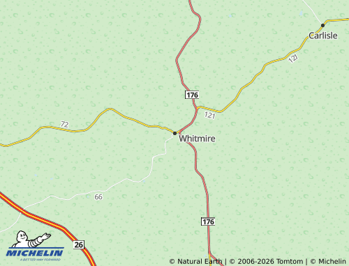 Carte MICHELIN Whitmire - ViaMichelin