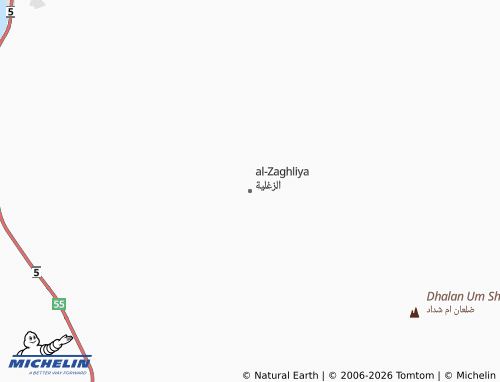 Mappa MICHELIN al-Zaghliya - ViaMichelin