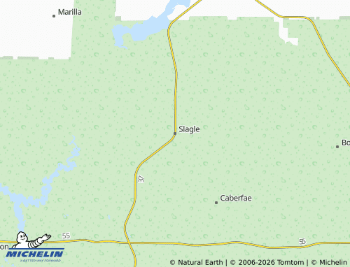 Mappa MICHELIN Slagle - ViaMichelin